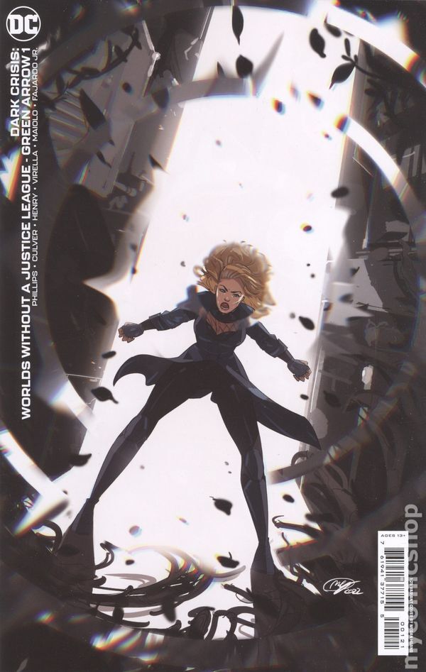 Dark Crisis Worlds Without Justice League Green Arrow 1B VF 2022 Stock-image