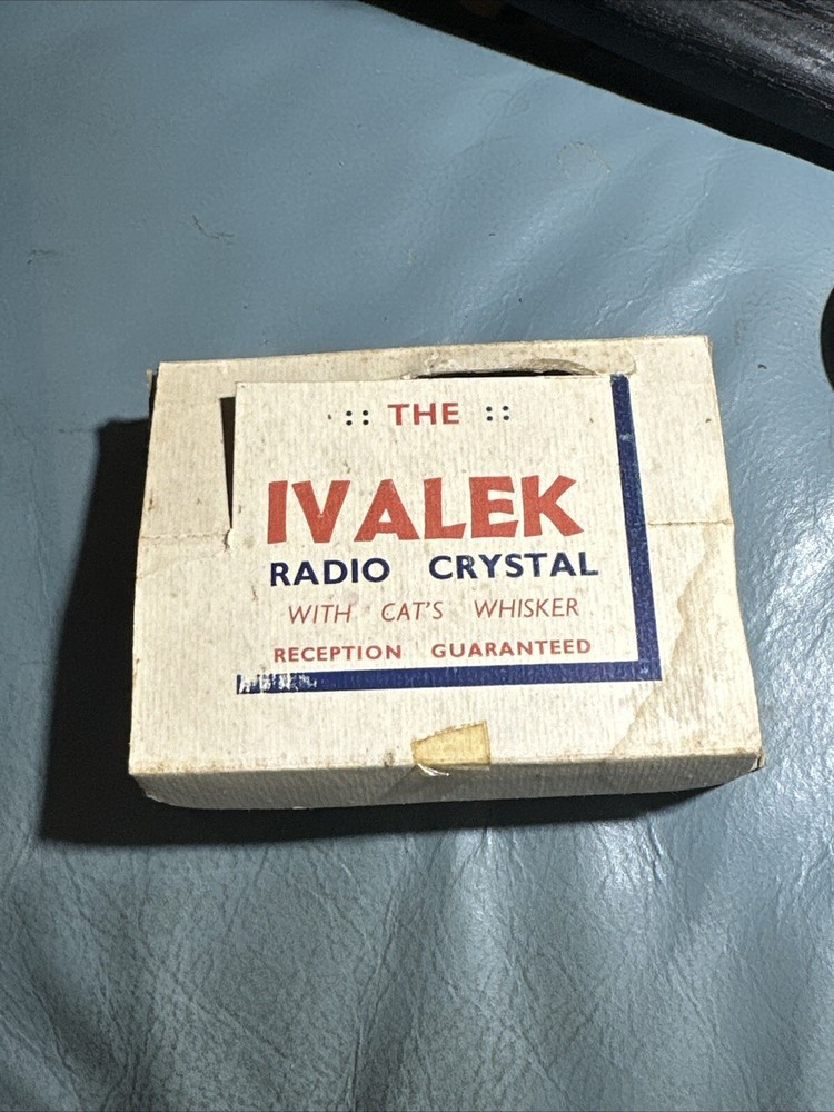 The IVALEK Radio Wireless Crystal With Cat’s Whisker, Box of 34 New Old Stock