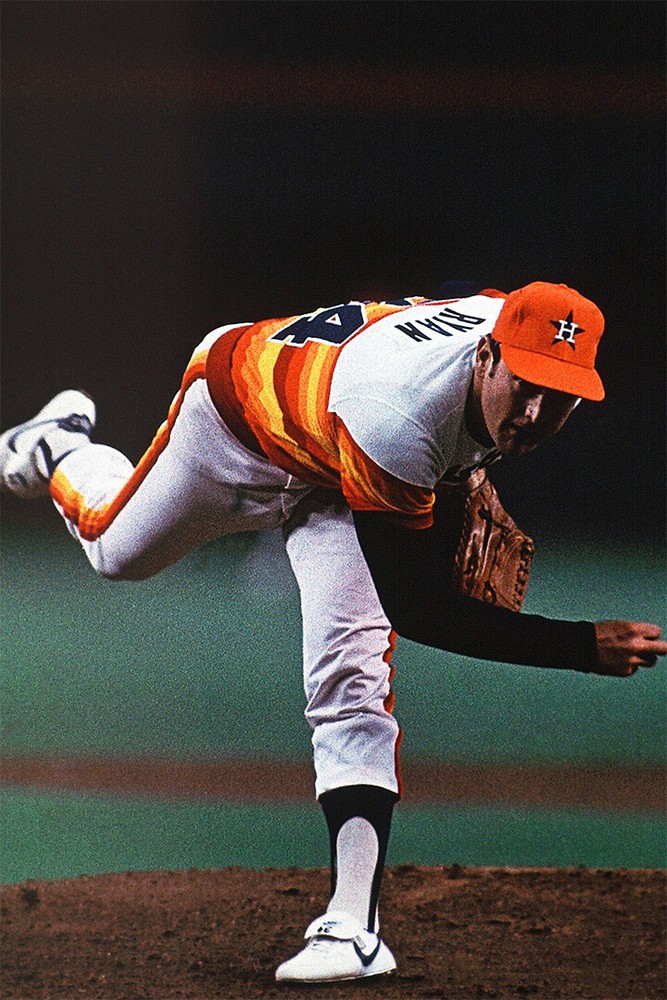 Nolan Ryan American Baseball Player Star Wall Art Home Decor - POSTER 20x30
