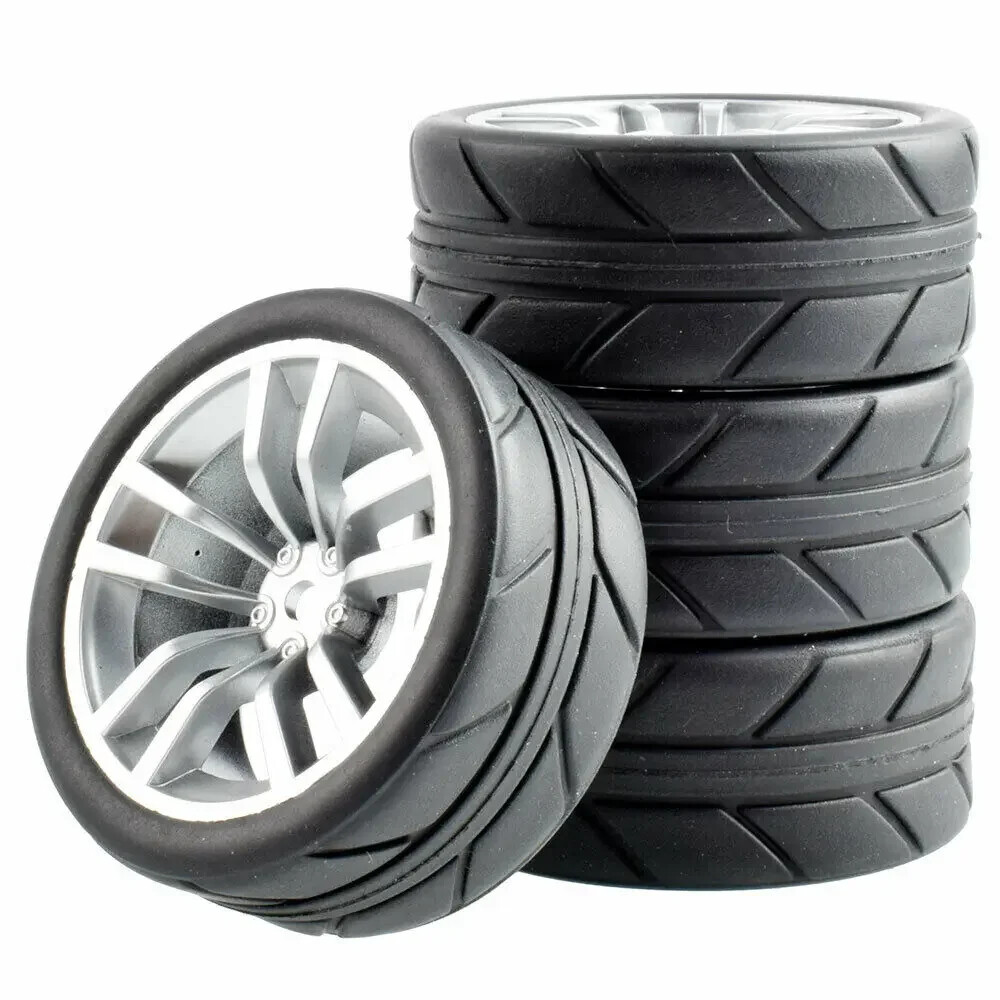 RC Rim Grip TiresTires & Wheel sets For HSP HPI TAMIYA 1/10 On-Road Racing Car
