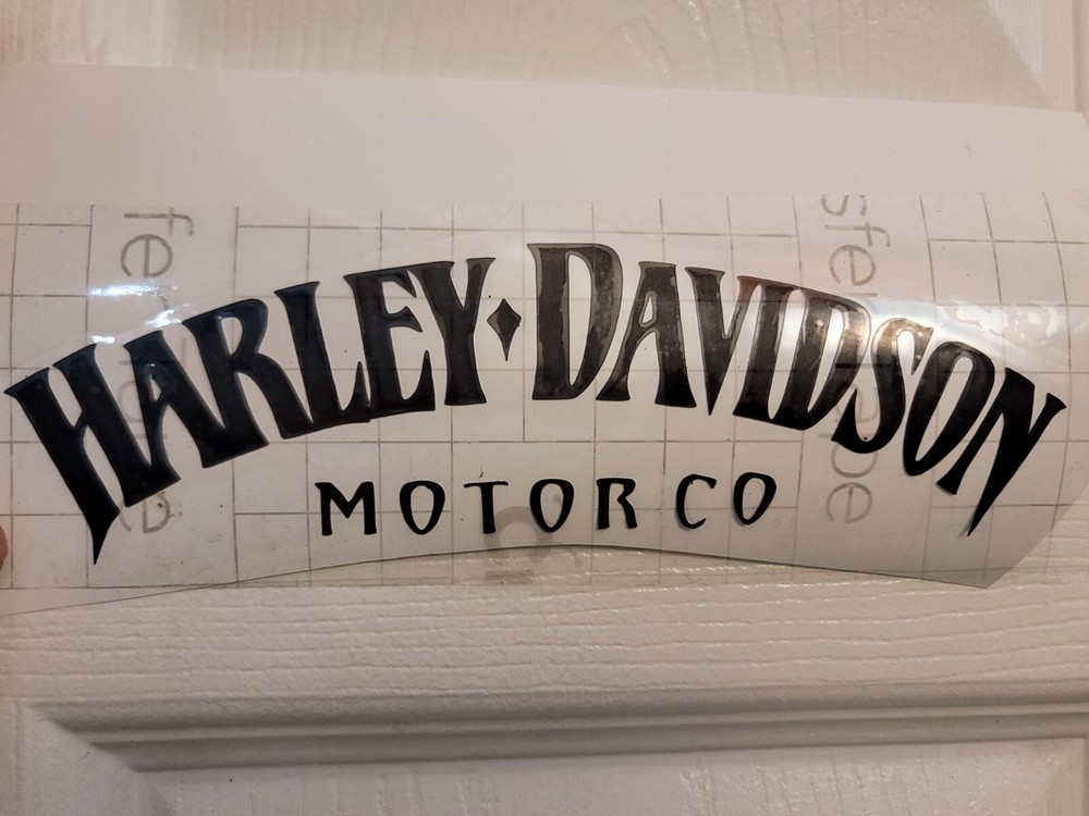 STENCIL Gas Tank fuel Harley Davidson chopper  883 Decals (right and left) X2