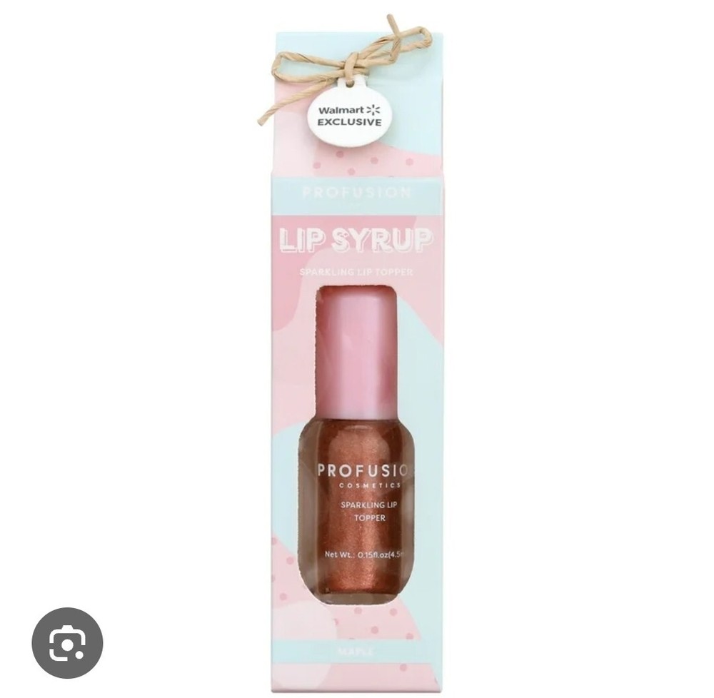 Profusion Cosmetics Sparkly Maple Lip Syrup Lip Topper Brand New