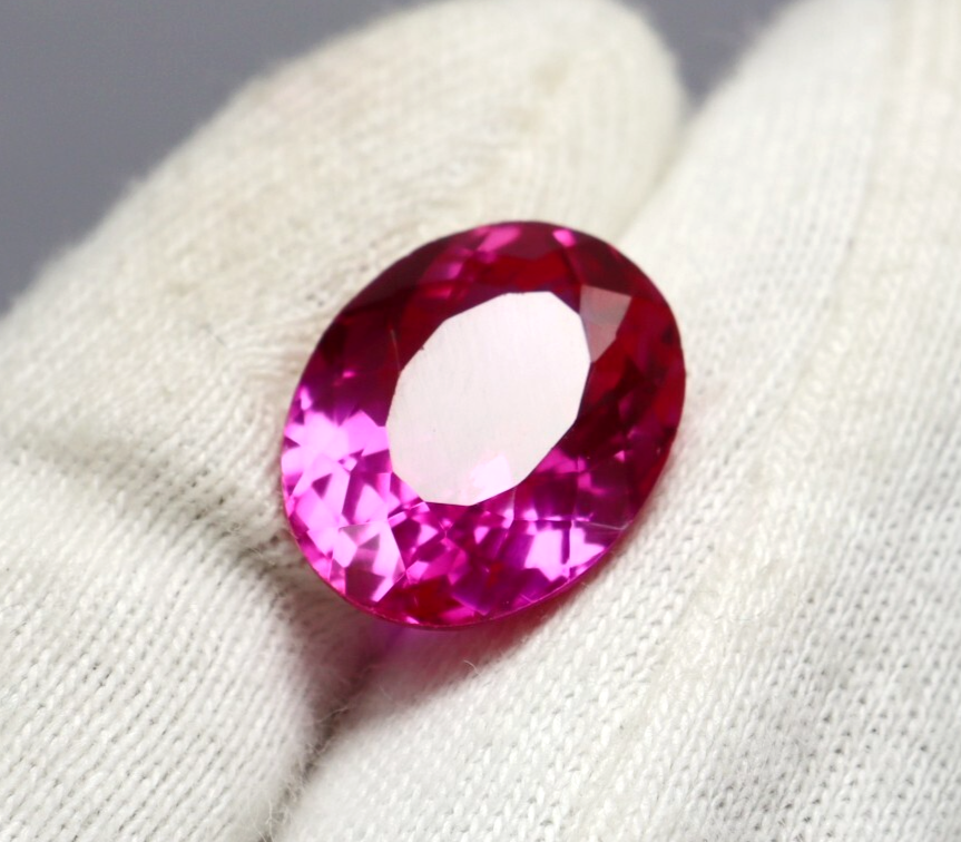AA+ Certified Natural Pink Spinel 11ct Oval Loose Gemstone On Sale-image