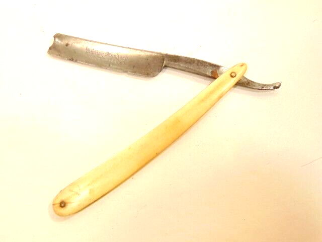 old English Standard Hollow Ground straight razor;  Simmons Hardware, England