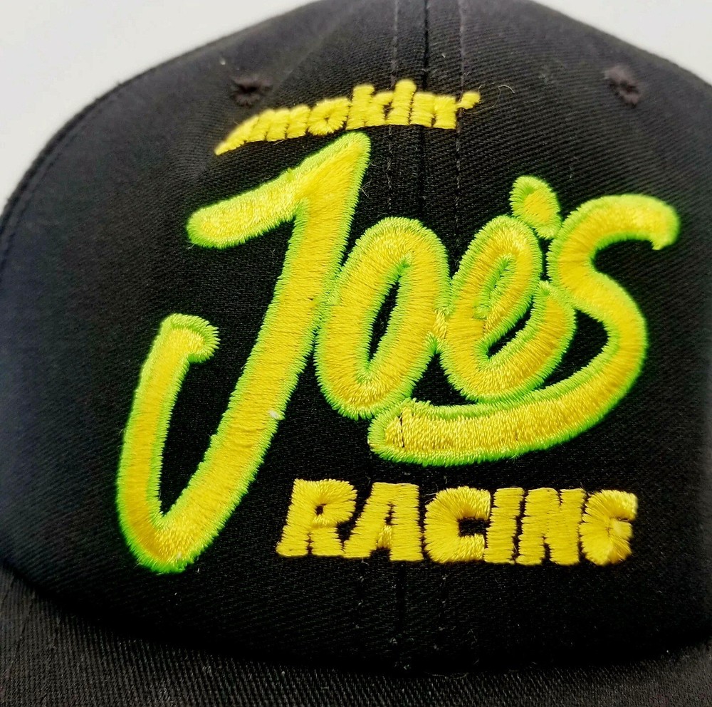 Smokin' Joes Racing Camel Powered Snapback Hat Cap Black Rare Vintage Nascar