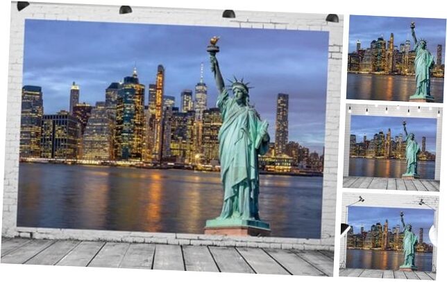 Statue of Liberty Fabric Backdrop 5x3ft for Photography N2-liberty-05
