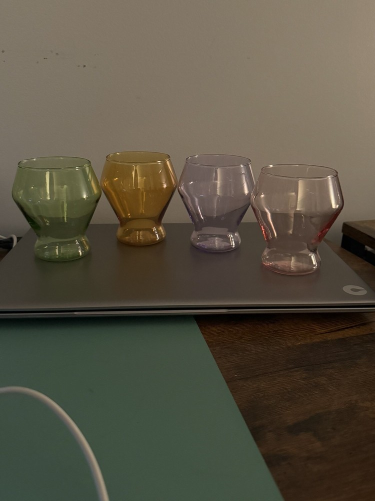 New In Box Millenium Collection Glass Ware Set Of 4 Borosilicate Glass 10 Oz