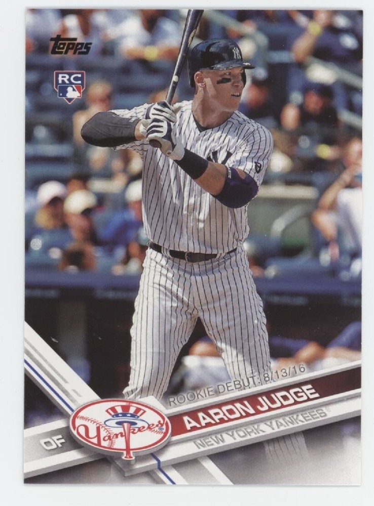 Aaron Judge 2017 Topps Update Rookie Card #US99 Yankees RC-image