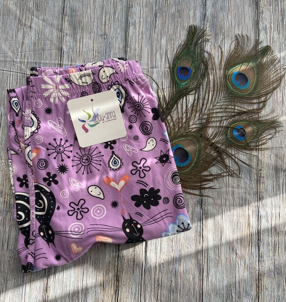 Abby Anna One-Size Leggings with Elastic Band for Friends Collection-image