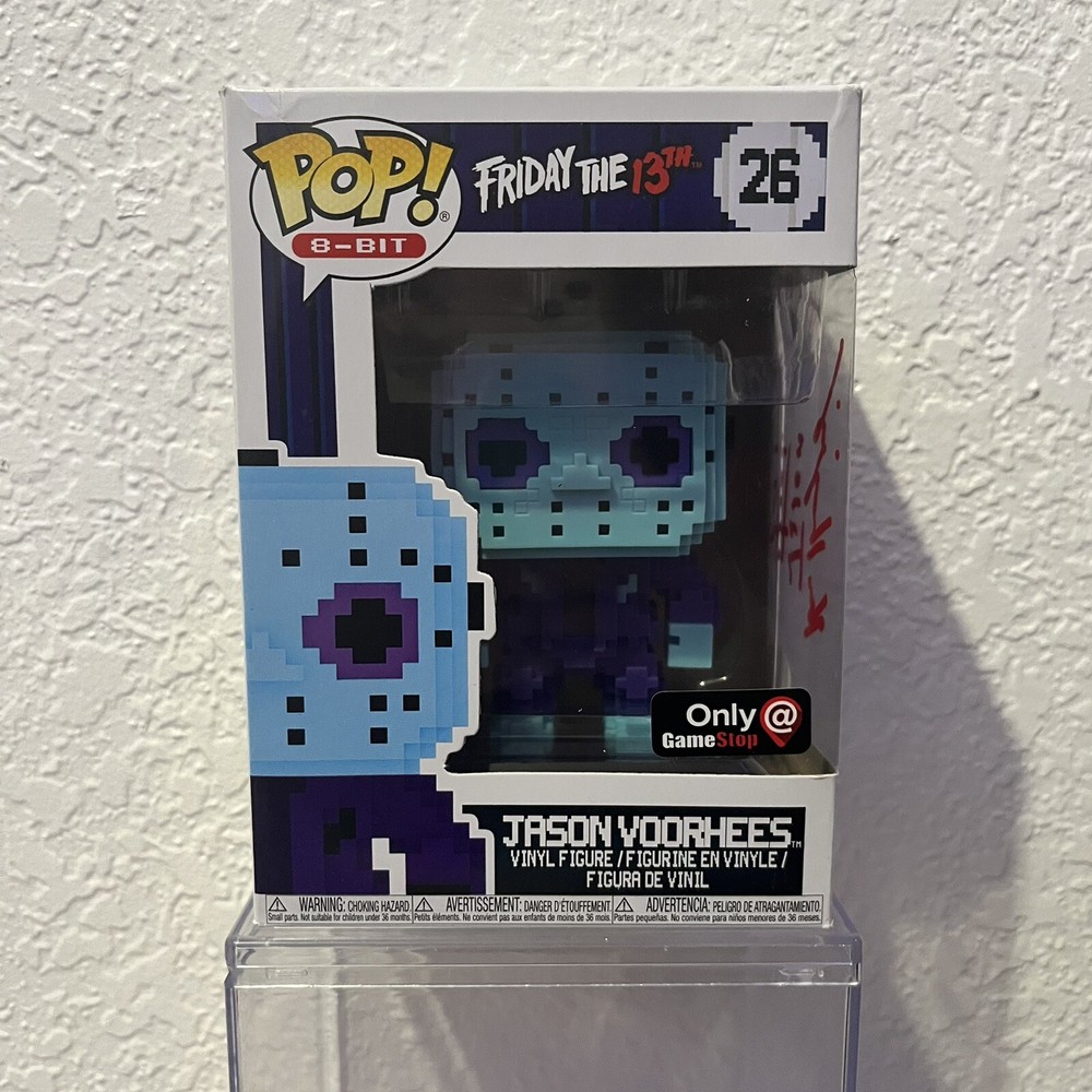 Funko Pop! Friday The 13th Jason Voorhees GameStop Firmado Ken Kirzinger JSA