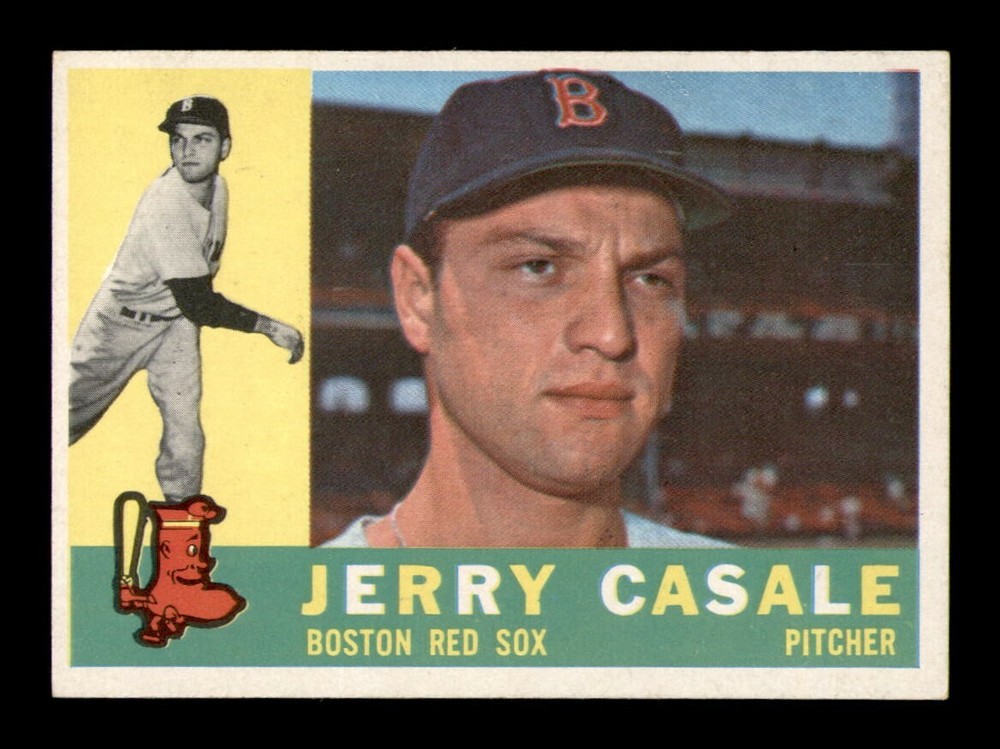 1960 Topps #38 Jerry Casale EX-MINT OBGcards Vintage Baseball Card