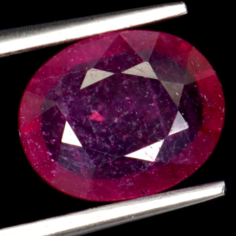 Oval Cut Heated Pink Red Ruby Mozambique 2.42ct 10x8mm Natural Gemstone