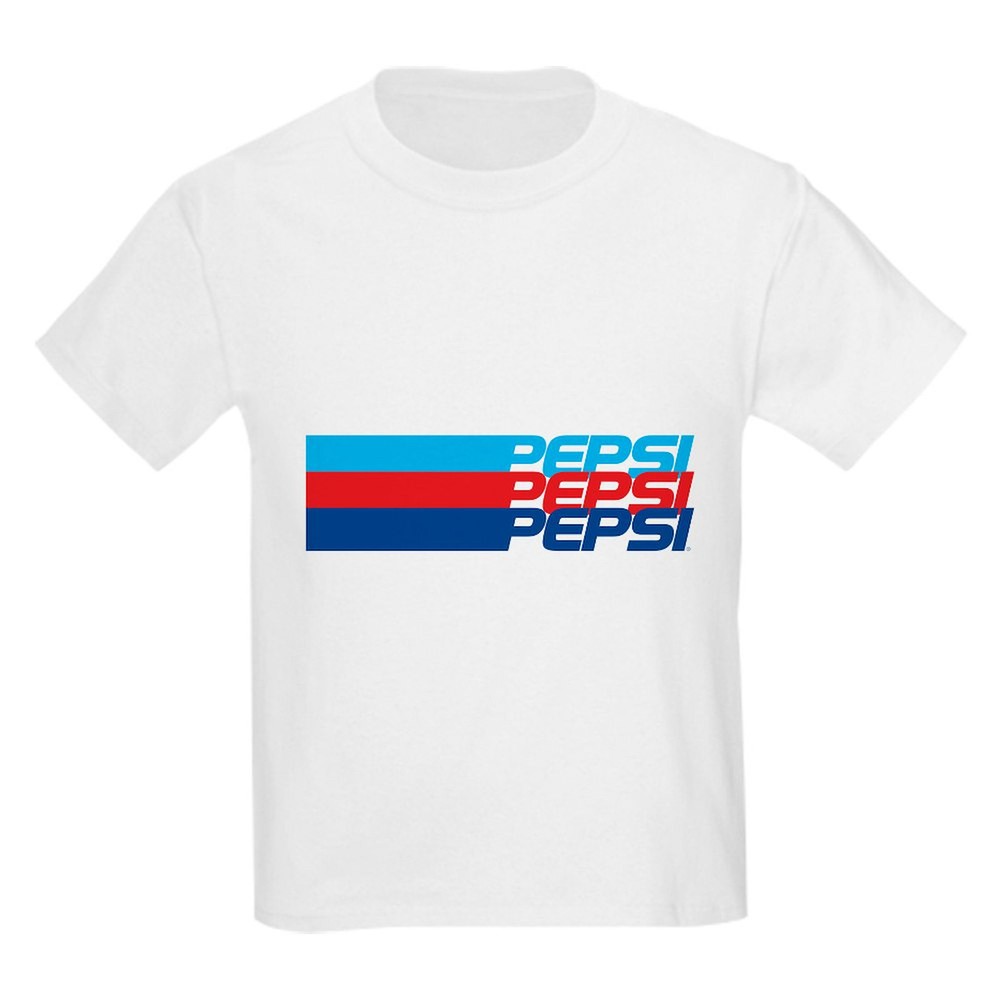 CafePress Pepsi Striped Kids T Shirt Kids Light T-Shirt (723518381)