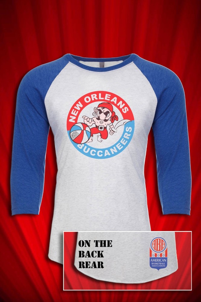 New Orleans Buccaneers Vintage 1970s ABA Basketball Tee T-SHIRT FREE S&H Defunct-image