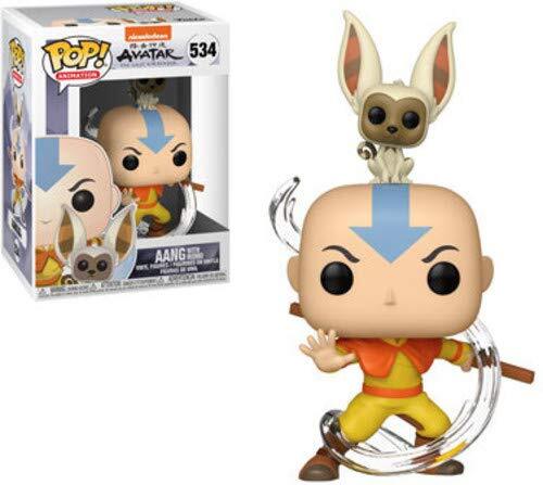 Funko Pop Animation: Avatar - Aang with Momo Vinyl Figure-image