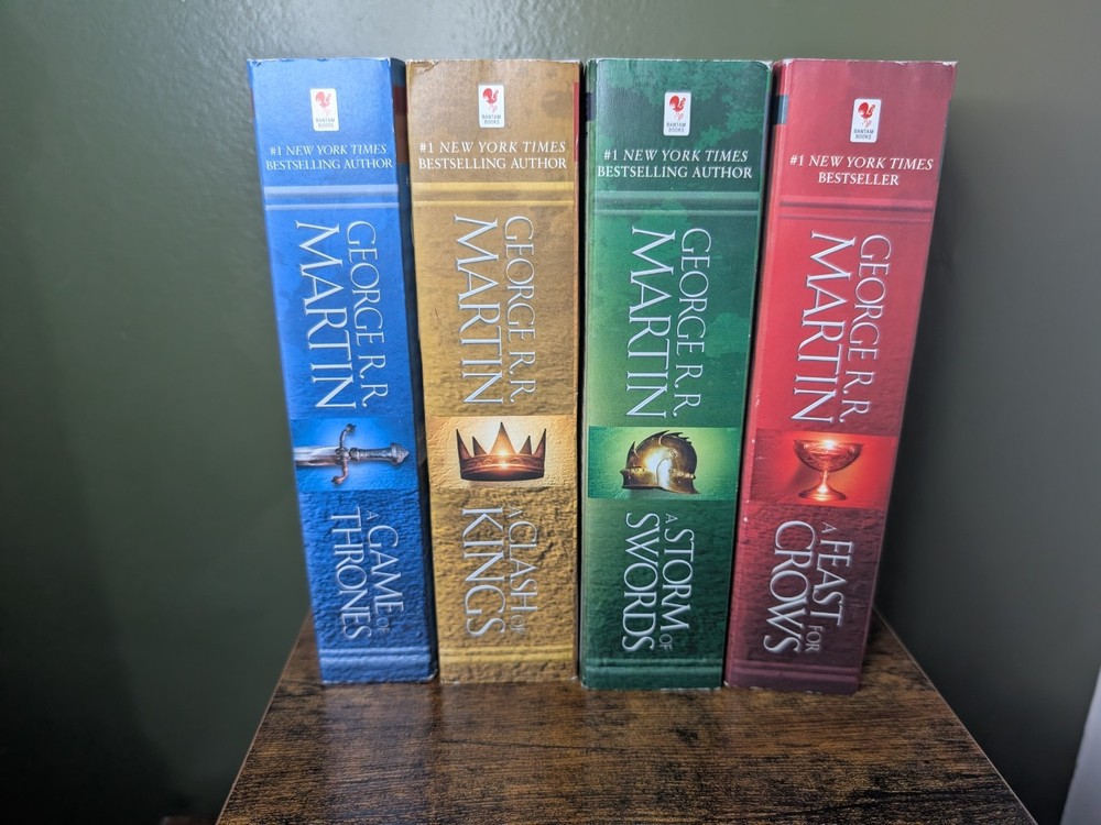Game of Thrones Books 1-4 Paperback Set A Song of Ice and Fire Fantasy Series-image