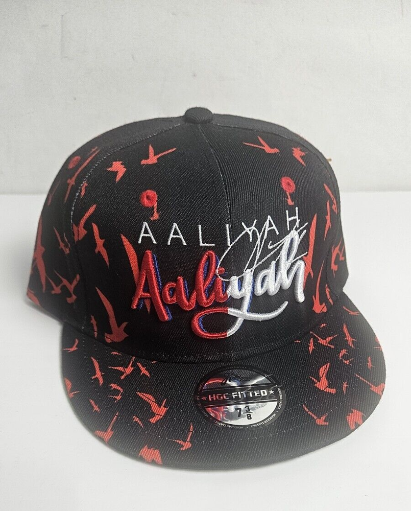 Aaliyah Fitted Hat Cap NWT Size 7 3/8 Headgear Classics Concert Music Flat Bill-image
