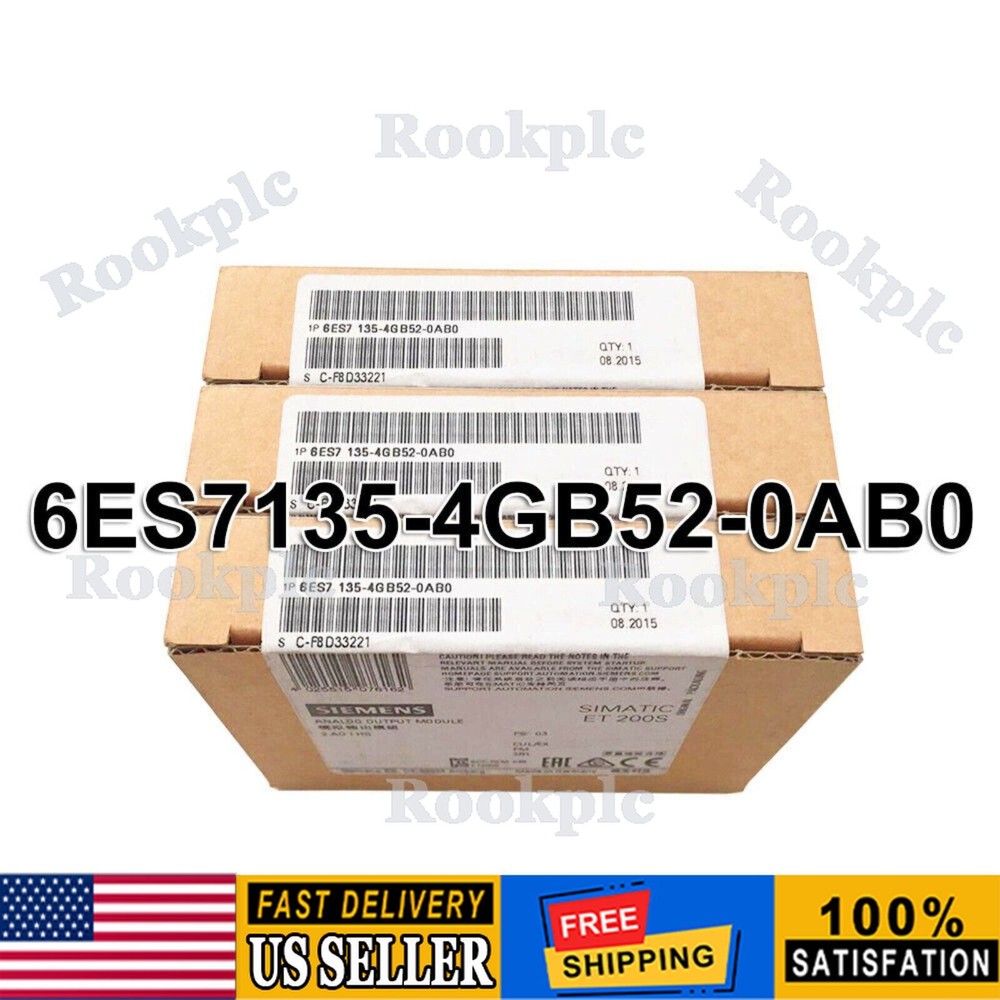 New Siemens 6ES7135-4GB52-0AB0 Electronics module for ET200S 6ES7 135-4GB52-0AB0