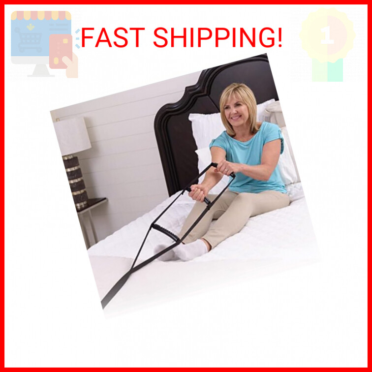 Stander BedCaddie, Pull Up Assist Bed Ladder with Non-Slip Handles for Adults, S