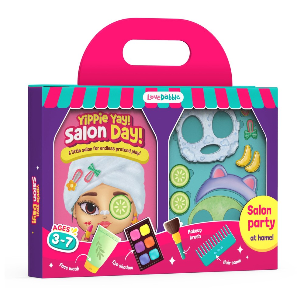 Salon and Makeup Pretend Play Kit for Girls and Boys - Yippie Yay! Salon Day!...