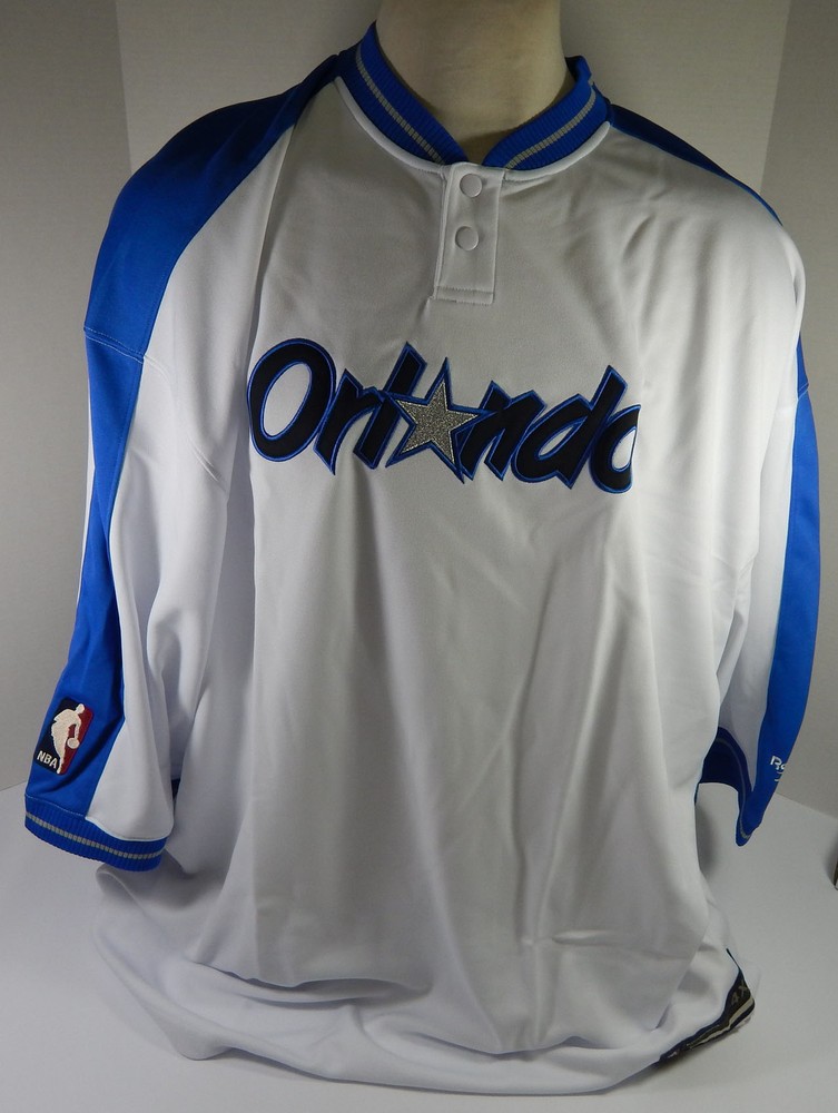 Orlando Magic Game Issued White Shooting Shirt Hardwood Classic 4XL DP53211