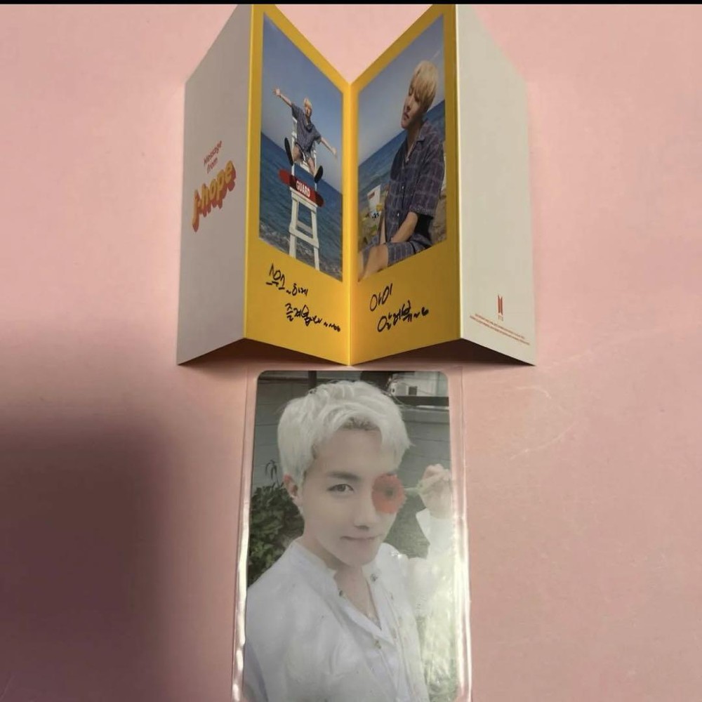 BTS Butter Luckydraw Photo Card Official J-Hope Message Included