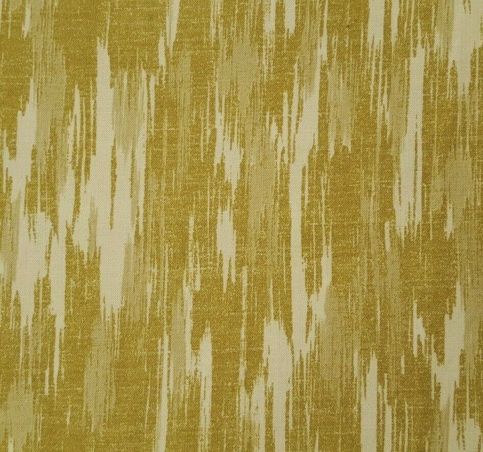 Modern Noir BTY Red Rooster Fabric Greenish Gold Beige Tonal Blender