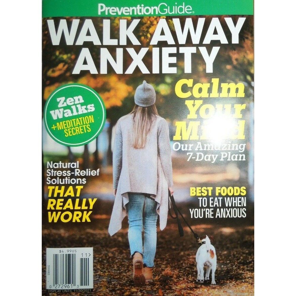 WALK AWAY ANXIETY prevention guide CALM YOUR MIND stress relief 7-DAY PLAN