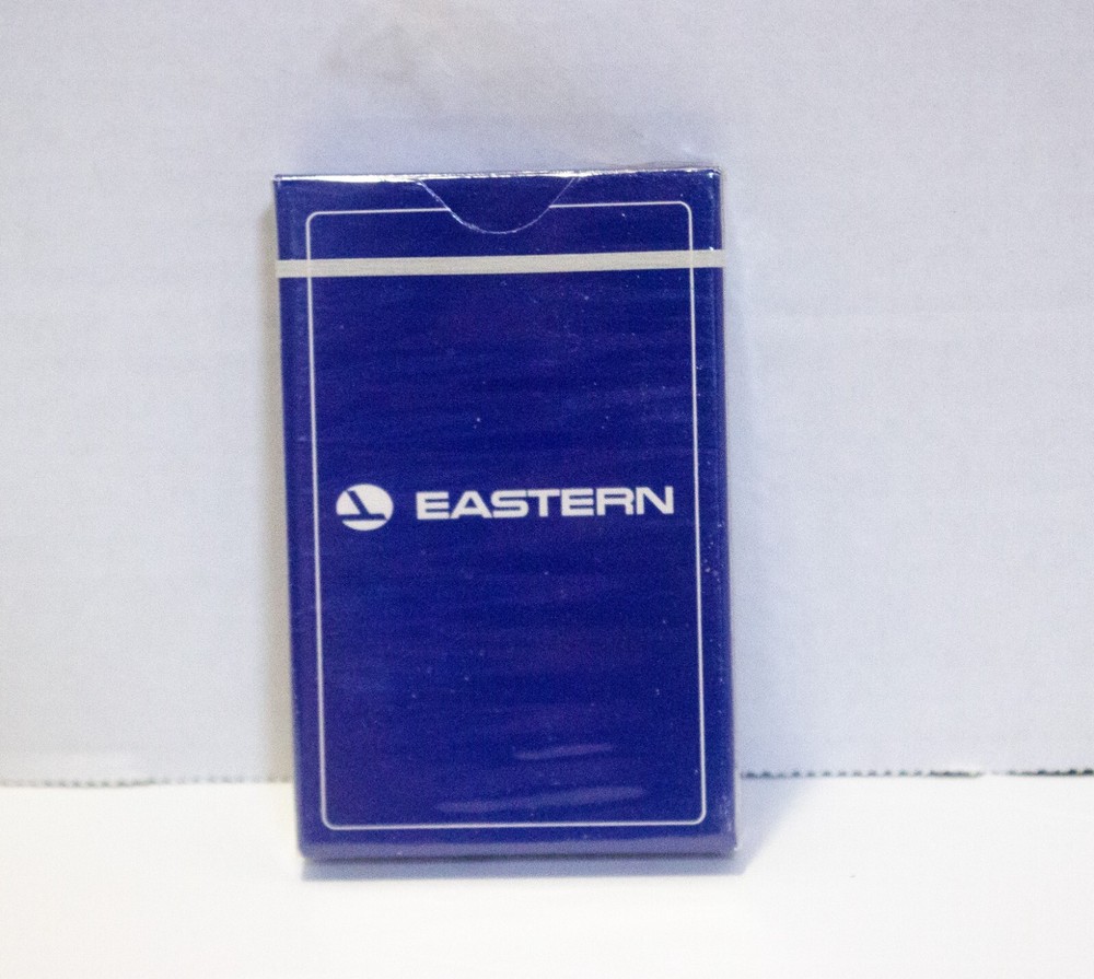 Playing Cards Eastern Airlines Bridge Size Vintage NEW SEALED Damage to Wrapping