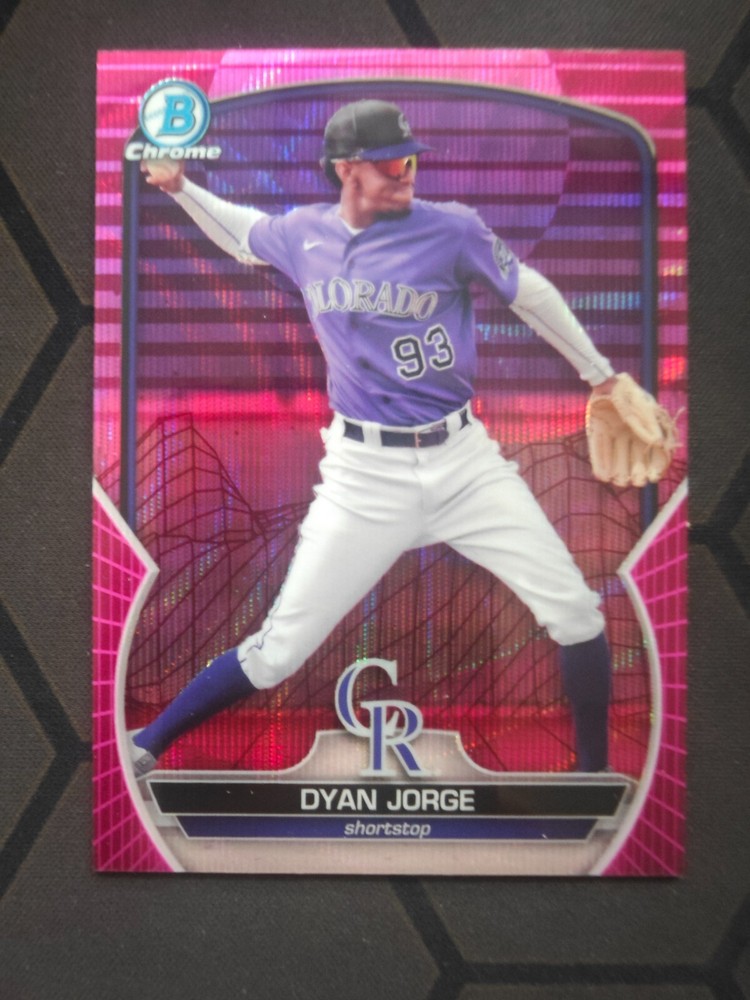 2023 Bowman Chrome Baseball Refractor Dyan Jorge 83/199