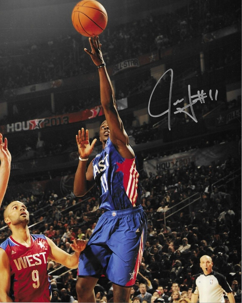 JRUE HOLIDAY Signed Autographed 8x10 All-Star Game Photo Philadelphia 76'ers COA