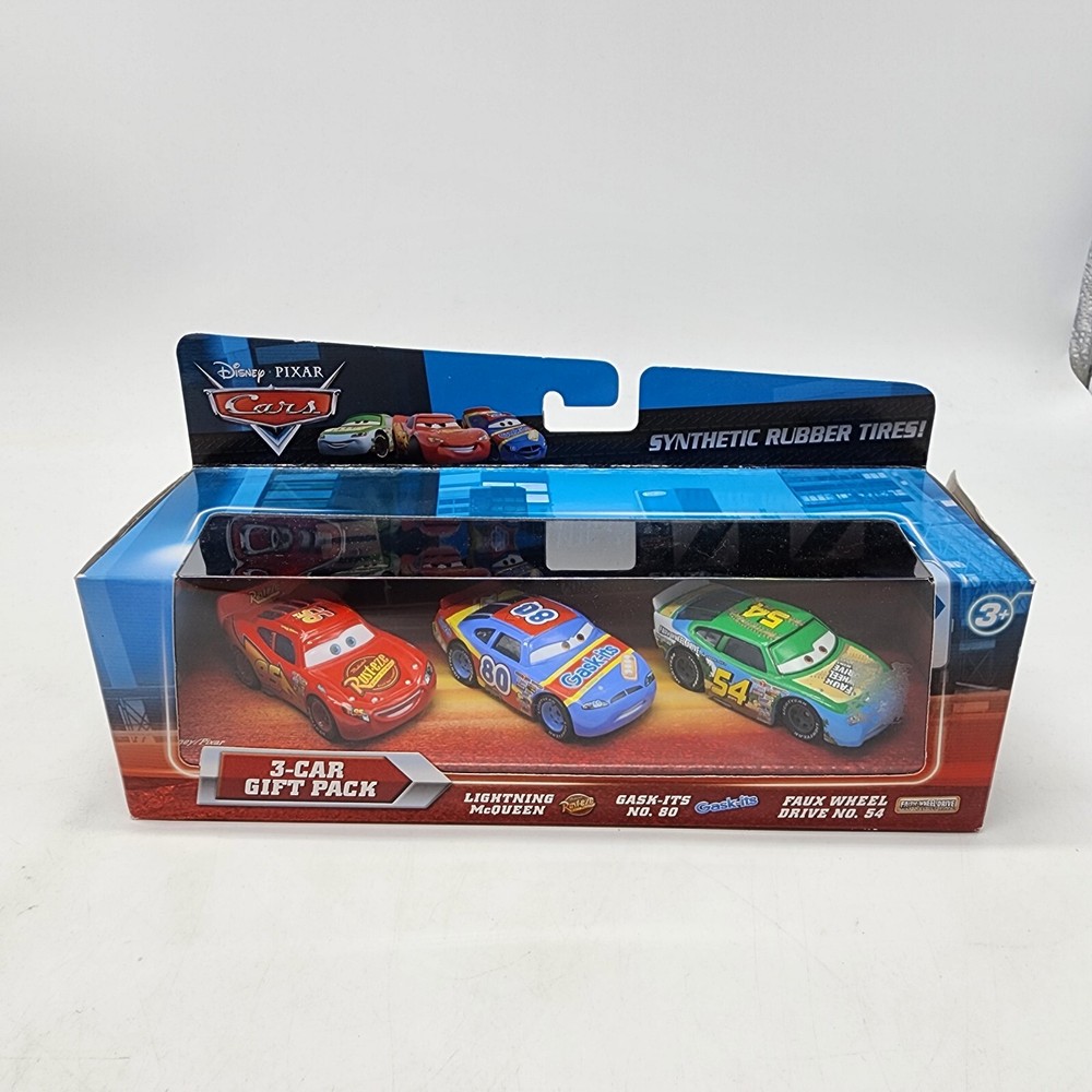 Disney Cars Mcqueen Gask-Its Faux Wheel Rubber TiresS 3-Pack Kmart Exclusive New