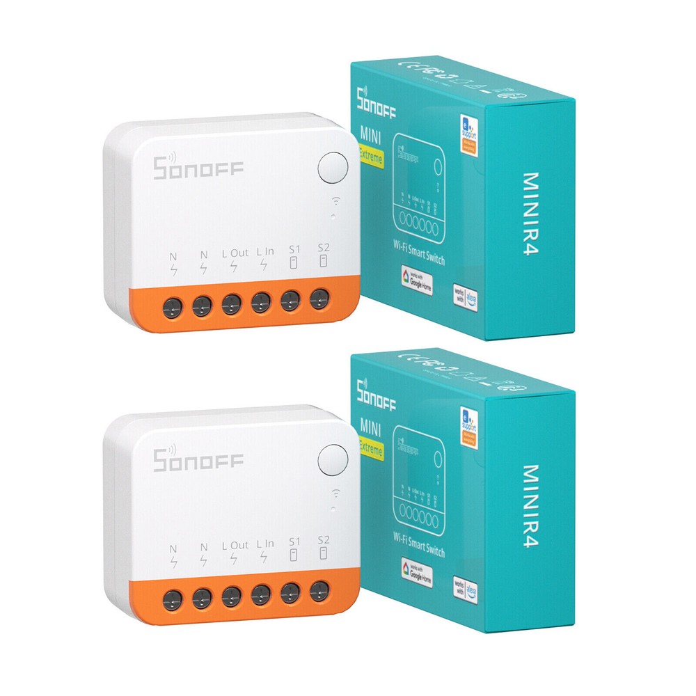 Sonoff Mini Extreme WiFi Switch MINIR4 Smart Home automation Light Control 2PCS