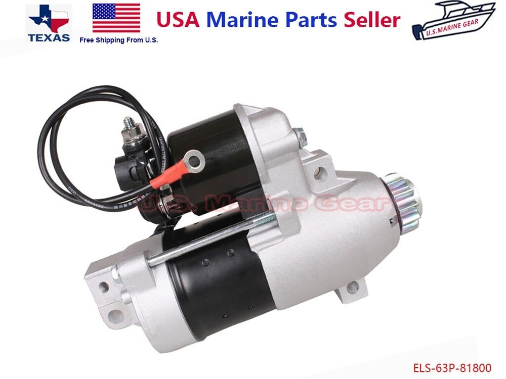 Yamaha Outboard Starter Motor F150 F225 F250 LF150 LF225 LF250 63P-81800 6BR