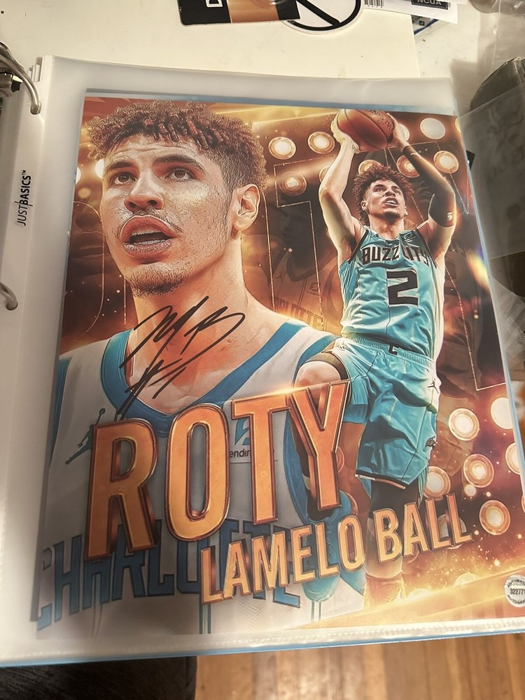 LaMelo Ball Charlotte Hornets Autographed 8x10 Photo W/ COA