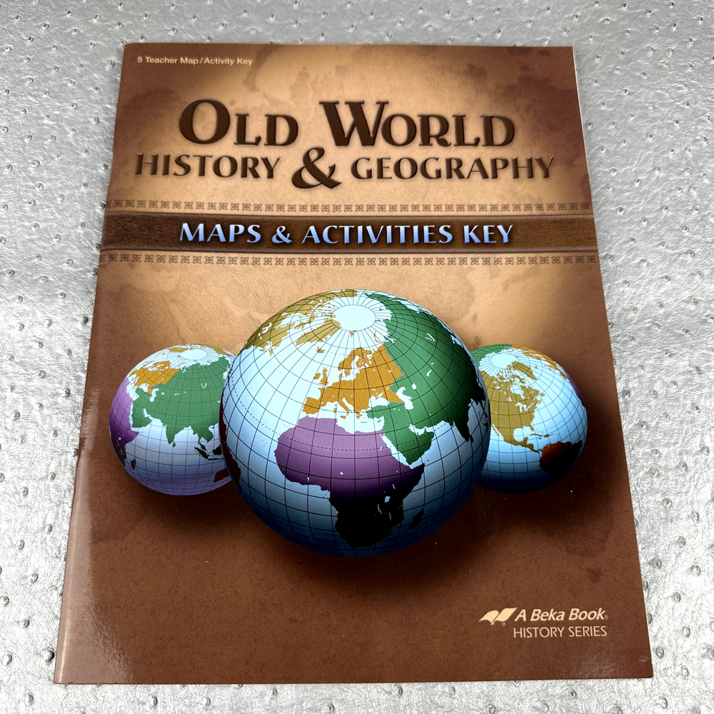 Abeka Old World History Maps Activity Teacher Key 4th Edition 13530508-image