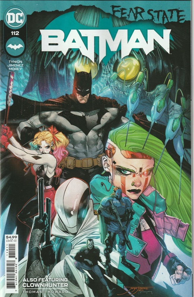 Batman # 112 Cover A NM DC 2021 Fear State [BK63]