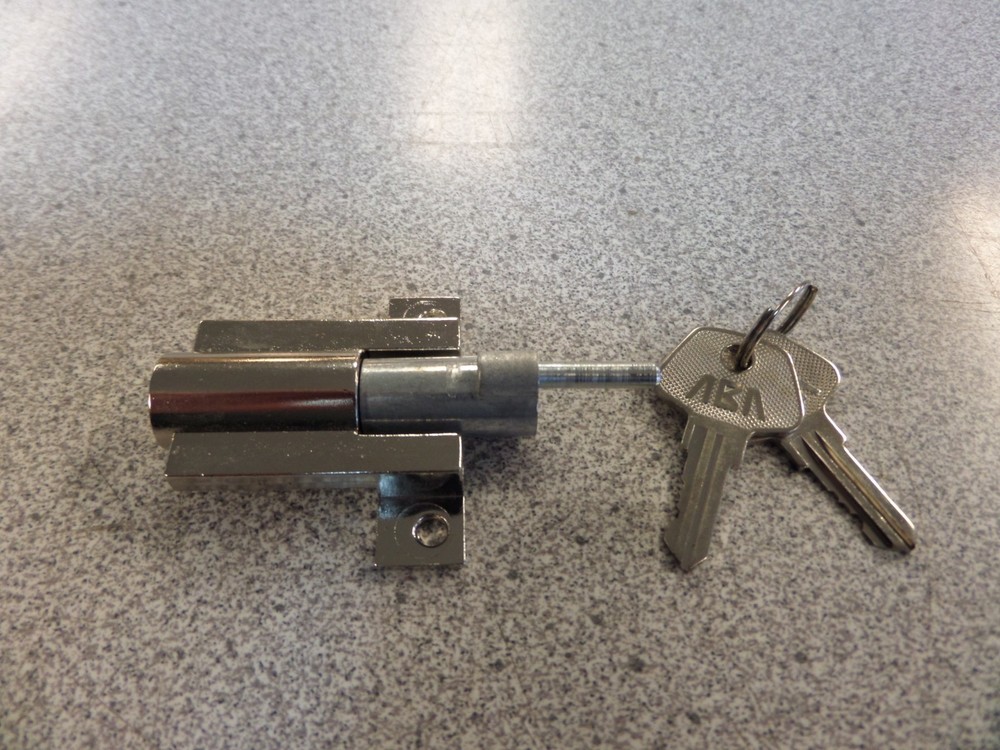 ABA METAL DESK GANG LOCK CHROME FINISH KEYED ALIKE-image