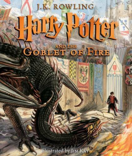 Harry Potter and the Goblet of Fire: The Illustrated Edition - VERY GOOD