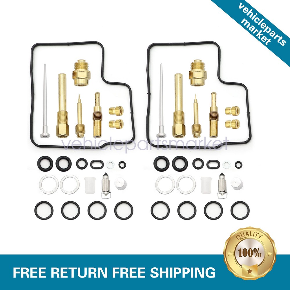 2 Set Carburetor Carb Rebuild Repair Kit For 1998-02 Honda VT1100C3 Shadow Aero