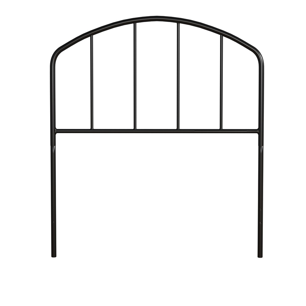 Carbon Loft Cronkite Black Metal Headboard with Arched