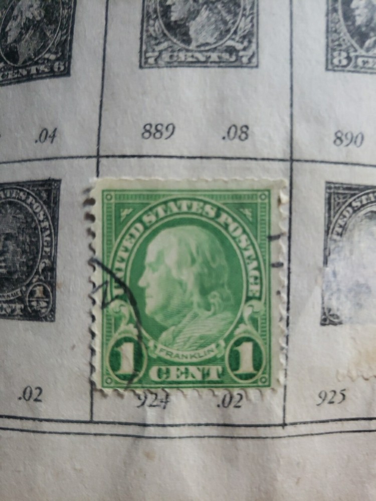 Very Rare 1 Cent Stamp, Very Good Condition