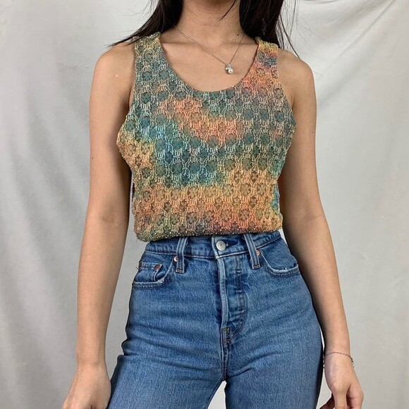 rainbow tone tank size small