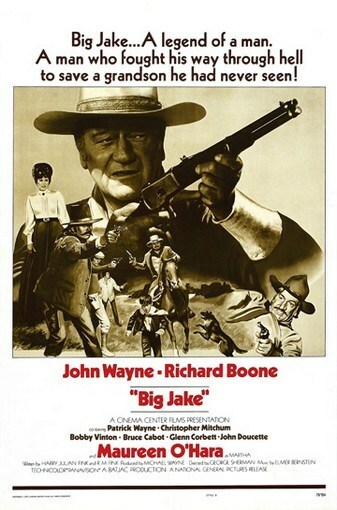 BIG JAKE MOVIE POSTER RARE VINTAGE 27x41 in
