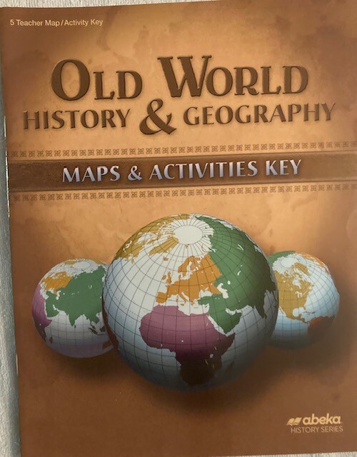Abeka Old World History Maps and Worksheet Answer Key-image
