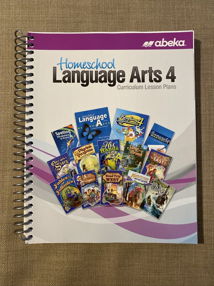 Abeka Language Arts Grade 4 Curriculum Lesson Plans Guide-image