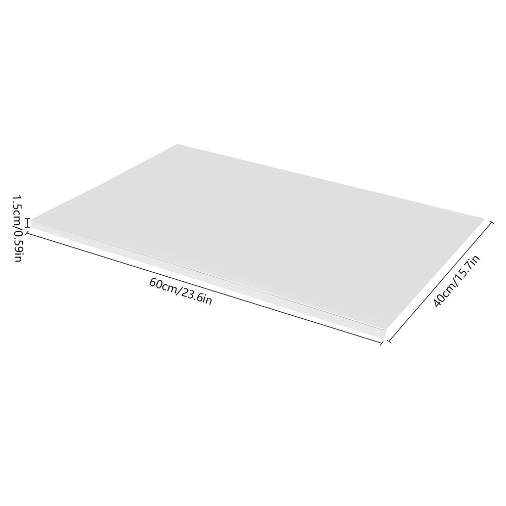 24 x 16 In Large Kitchen Chopping Board Durable Stainless Steel Cutting Board