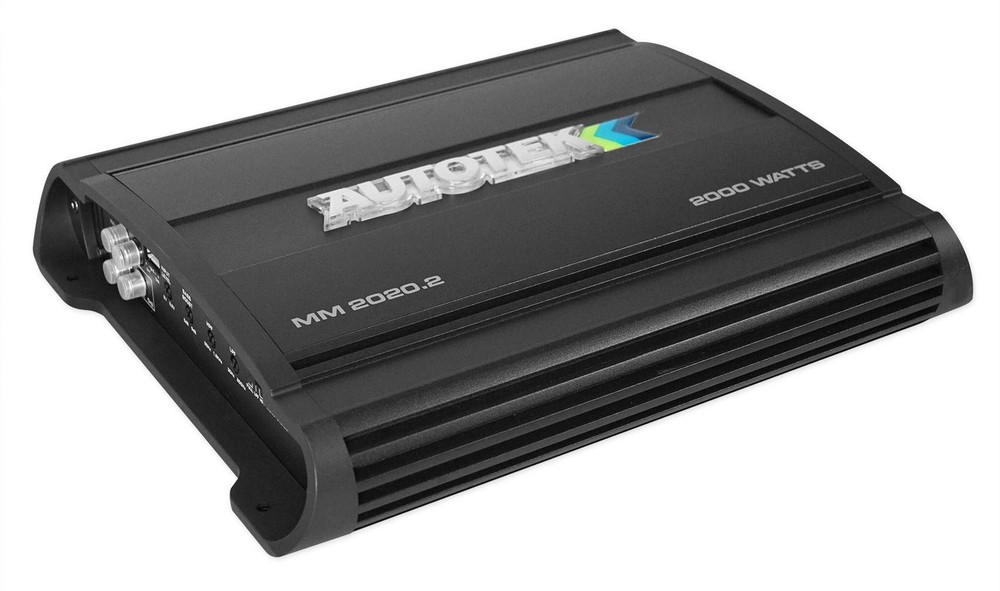 Autotek MM2020.2 Mean Machine Series Bridgeable Car Audio Amplifier – 2...