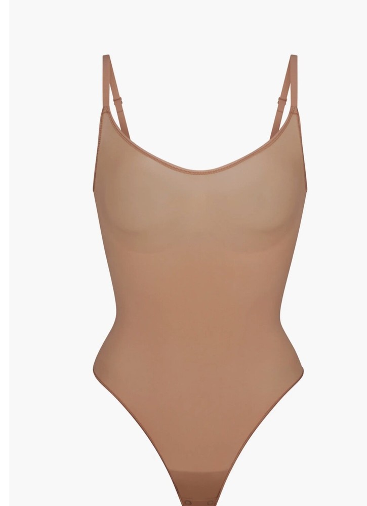 SKIMS Everyday Sculpt Bodysuit Thong Sienna Tank Size Brad New