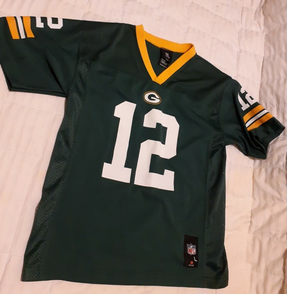 Aaron Rodgers Green Bay Packers #12 Youth Jersey Size 14/16 NFL Apparel-image